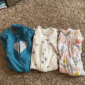 Feetie pajamas set of 3
